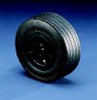 Solid Rubber Tyre Wheel with Plastic Centre - PW250 25/76 - Plasticwheels Ltd.