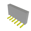 Headers, Receptacles, Female Sockets - 612-SSQ-106-02-G-S-RA-LL-ND - DigiKey