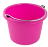 8 qt hot pink bucket n400-8 - 13625 - U.S. Plastic Corporation