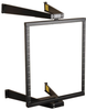 SmartRack 12U Flat-Pack Low-Profile Switch-Depth Wall-Mount Pivoting 2-Post Open Frame Rack -- SRWO12US