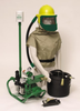 88VX Respirator Systems with Free Air Pump - respirator w/ cape, 1/2