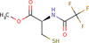 N-Trifluoroacetyl-L-cysteine methyl ester -- 8158-3-X0 - Image