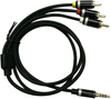 Cable Assy, 3.5Mm 4P Plug-3Xrca Plug, 1M; Connector Type A Multicomp Pro - 74AC1528 - Newark, An Avnet Company