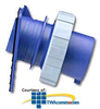 Leviton 120/208  AC 3-Phase 4P5W Wiring Watertight Pin and.. -- 530B9W - Image