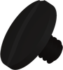 1/4 Large Slotted Screw, Nylon, Black -- APSL0250B - Image