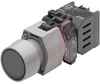 LED; Yellow (Lens), Light-Grey (Front Ring); 22.5 mm; Screw - 70029448 - Allied Electronics, Inc.
