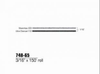3M Scotchcal 74865 Silverchips / Ultra Charcoal Striping Automotive Tape - 3/16 in Width x 150 ft Length - 2 mil Thick - 051141-74865 - R. S. Hughes Company, Inc.