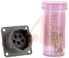CONNECTOR,MILSPEC BOX MOUNTING RECEPTACLE,CLASS E,5 #16 CRIMP PIN CONTACT - 70009860 - Allied Electronics, Inc.