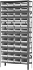 Shelving, Steel Shelving Kit, 12x36x79, 48 Bins - AS1279150W - Akro-Mils, Inc.