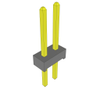 Headers, Male Pins - 612-MTMM-101-07-G-D-240-ND - DigiKey