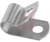 Cable clamp, steel; .500 In. ; .531 In;0.500 in.; 0.203 in. - 70182382 - Allied Electronics, Inc.