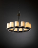 POR-8768-10-WFAL-MBLK Mid. Chandeliers-Pillar Candle - 494778 - Capital Lighting, Inc.