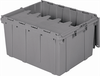Container, Attached Lid Container 17.20 gal, Gray -- 39175 - Image