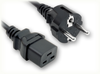 CEE 7/7 EURO SCHUKO to IEC-60320-C19 HOME // Power Cords // International Power Cords // Europe Power Cords - 8504.180 - Quail Electronics