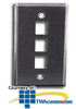 Hubbell 3 Port Stainless Steel Faceplate -- SSF13 - Image
