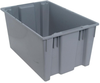 Genuine Stack & Nest Tote Bin, Grey; Bin Colour Quantum Storage - 44AC7550 - Newark, An Avnet Company