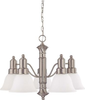 60-3292 Mid. Chandeliers-Glass Down - 428547 - Capital Lighting, Inc.