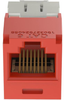 Rj45 Conn, Jack, 8P8C, 1Port, Red; Modular Connector Type Panduit - 55AJ2268 - Newark, An Avnet Company