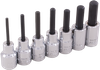 7 Pieces Standard Length Hex Head Socket Set - 25607 - Gray Tools Canada Inc.