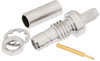 SMB Jack Bulkhead Mount 50 Ohm Coax Connector Crimp Attachment for RG174, RG316, RG188, LMR-100 -- MTCN0049 - Image