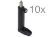 Optical Post Holder Pack, Slotted Base, BPH-4 With SP-3.5 Post, Qty 10 - BPH-4G-PK - Newport MKS