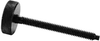 Dog Point Knurled Head Screw: 10-24 Thread x 1 Length -- 43801 - Image