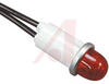 Indicator,Pnl-Mnt;Neon;Red;0.500 In;105-125 VAC;Lens,Dome;22AWG Wire Leads - 70117751 - Allied Electronics, Inc.