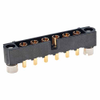 6 Pos. Male SIL Vertical Throughboard Conn. Jackscrews - M80-5000000M2-06-331-00-000 - Harwin Plc