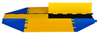 Kit 2, 5-Channel Yellow Jacket® AMS® Modular Accessibility Ramp System, ADA Cable Protector for 1