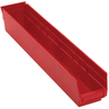 Economy 4 Shelf Bin, Red; Bin Colour Quantum Storage - 44AC6776 - Newark, An Avnet Company