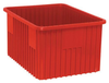 Dividable Grid Container, Red; Bin Colour Quantum Storage - 44AC4704 - Newark, An Avnet Company