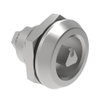 Quarter-Turn Cam Latch, 7 mm Triangle Recess, Without Cam, Sealed, Stainless Steel, Passivated, 0 - E5-6-0224-UU1 - Southco