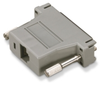 Colored Modular Adapter, DB25 Female/RJ-45, 10-Wire, Gray - FA1010 - Visual Sound, Inc.