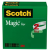 3M Scotch 810-2P12-72 Magic Clear Office Tape - 1/2 in Width x 2592 in Length - 02020 - 053200-02020 - R. S. Hughes Company, Inc.