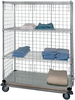 3 Side Dolly Base Enclosed Cart/4Shelves; Height Quantum Storage - 42AC6451 - Newark, An Avnet Company