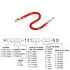 Jumper Wires, Pre-Crimped Leads - H3ABG-10108-R4-ND - DigiKey