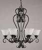 30021-HBZ Mid. Chandeliers-Glass Up - 792985 - Capital Lighting, Inc.