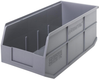 Stackable Shelf Bin, Grey; Bin Colour Quantum Storage - 44AC7589 - Newark, An Avnet Company