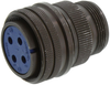 Circular Connector, Plug, 22-22, 4Pos; Military Specification Amphenol Industrial - 75X2502 - Newark, An Avnet Company