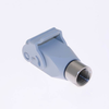 Plastic, Rectangular Hood, size 21.21, Single Latch, Top .375-NPT cable entry - CKT-03.3VG - Mencom Corporation