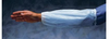Ansell 59-200 White Polyethylene Chemical-Resistant Arm Sleeve - 16 in Length - 076490-50504 -- 076490-50504 - Image