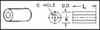 Spacer, Round Al 6.4Mm X 15.9Mm; Spacer Type Keystone - 62W5670 - Newark, An Avnet Company