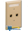 Suttle Flush Duplex Wall Jack - 625D - TelephoneStuff.com
