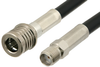 SMA Female to QMA Male Cable 72 Inch Length Using PE-C195 Coax - PE38278-72 - Pasternack