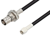 BNC Female Bulkhead to SMA Male Cable 48 Inch Length Using RG58 Coax - PE3W01634-48 - Pasternack