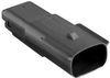 Housing Conn, Plug, 3Pos, Pbt Gf, Black; Product Range Aptiv/delphi - 61AC8930 - Newark, An Avnet Company