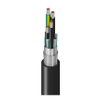 VFD 300% Gnd, 3C+G #14 Str TC, XLPE Ins+PVC Gnd, OS+TC Brd w/#14 TC Drain, Blk TPE Jkt, 600/1000V TC-ER 90C Dry/Wet 1000V Flexible Motor Supply Cable WTTC - 29501F - Belden Inc.