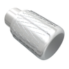 Captive Nut, M4 X 0.7, Blind Hole, Steel Ferrule, Aluminum Knob, Bright -- N7-22-11 - Image