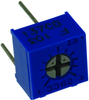 Pot, Trimmer, 1Kohm, 1Turn, Panel; Trimpot Type Bourns - 33M2823 - Newark, An Avnet Company
