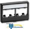 Panduit® Mini-Com Snap-On Modular Furniture Faceplates - CFFPLA4 - TelephoneStuff.com
